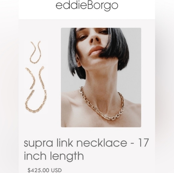Eddie Borgo Supra Link Collar Necklace Est. Retail Price of $425.00 - Picture 12 of 14